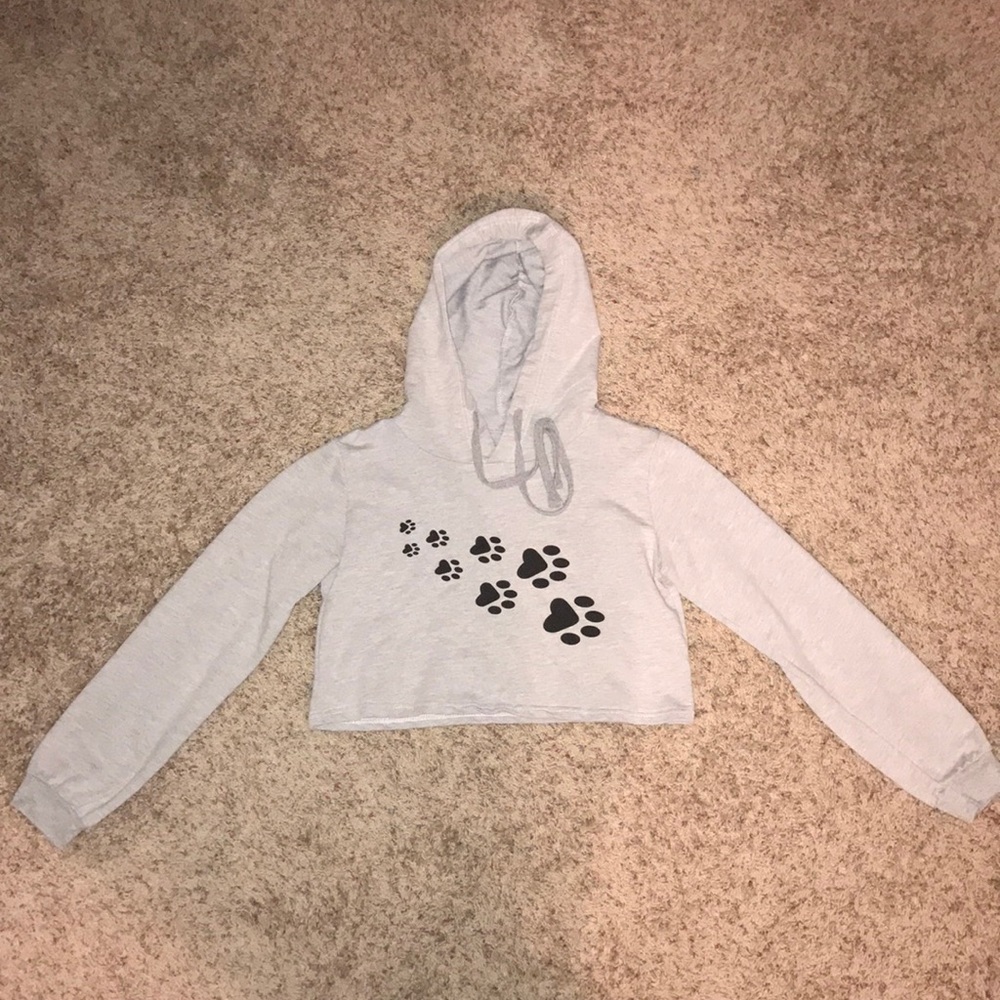 crop top hoodie